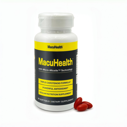 Macuhealth Triple Carotenoid Formula - Eye Vitamins for Adults | 90 softgels, 3 months supply, Advanced Eye Support & Health Eye Formula, triple carotenoid, micro micelle, softygels